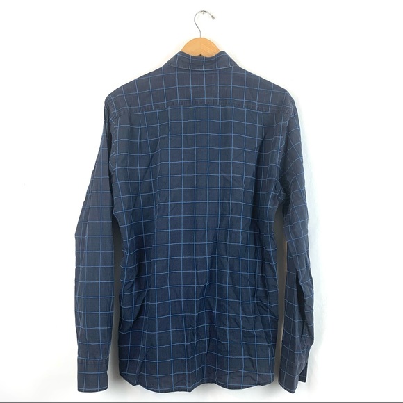 Rodd and Gunn blue windowpane button up shirt - Picture 6 of 7